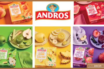 La Vie en Couleurs, 5 nouveaux desserts fruitiers signés Andros