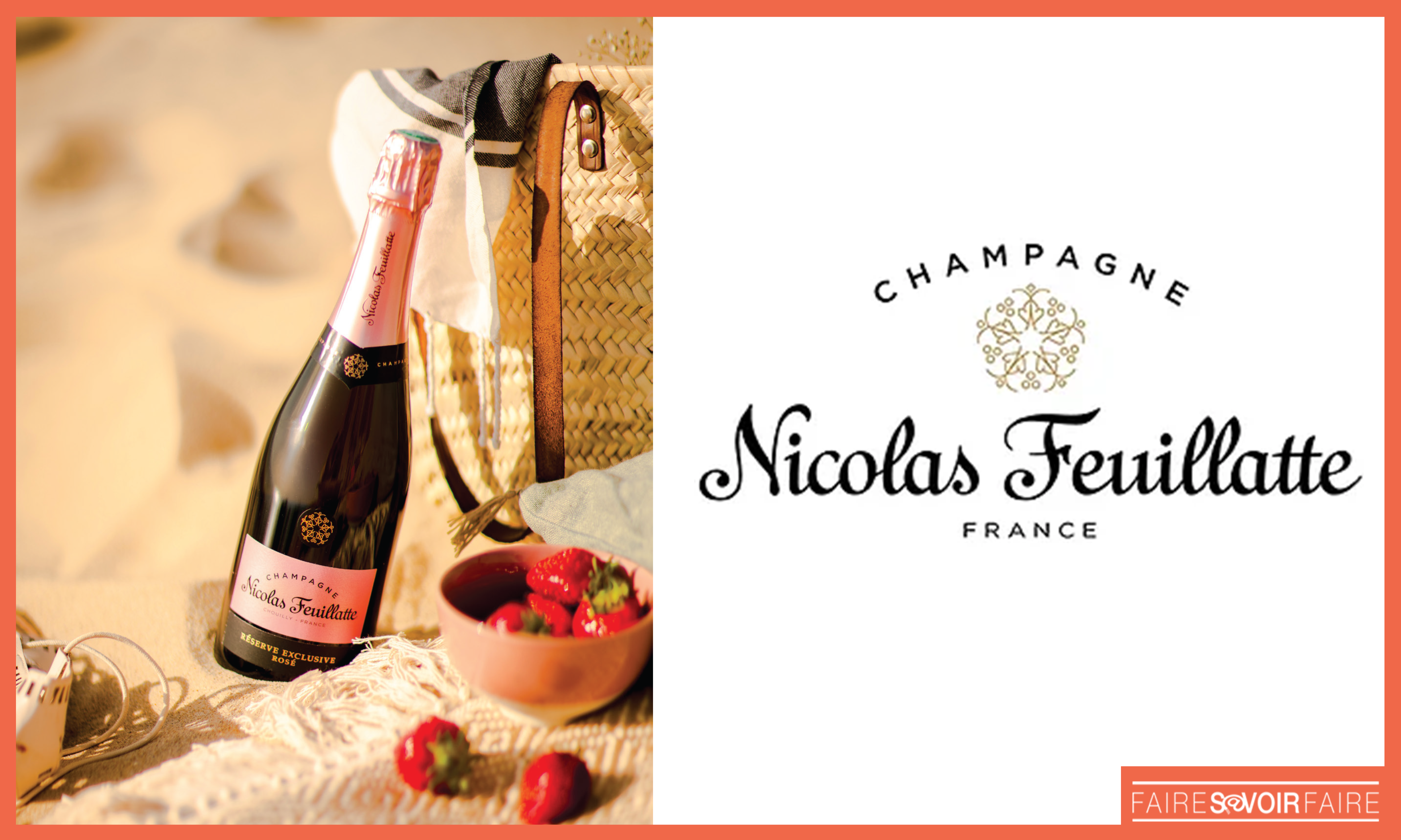 Champagne Nicolas Feuillatte présente la Réserve Exclusive Rosé