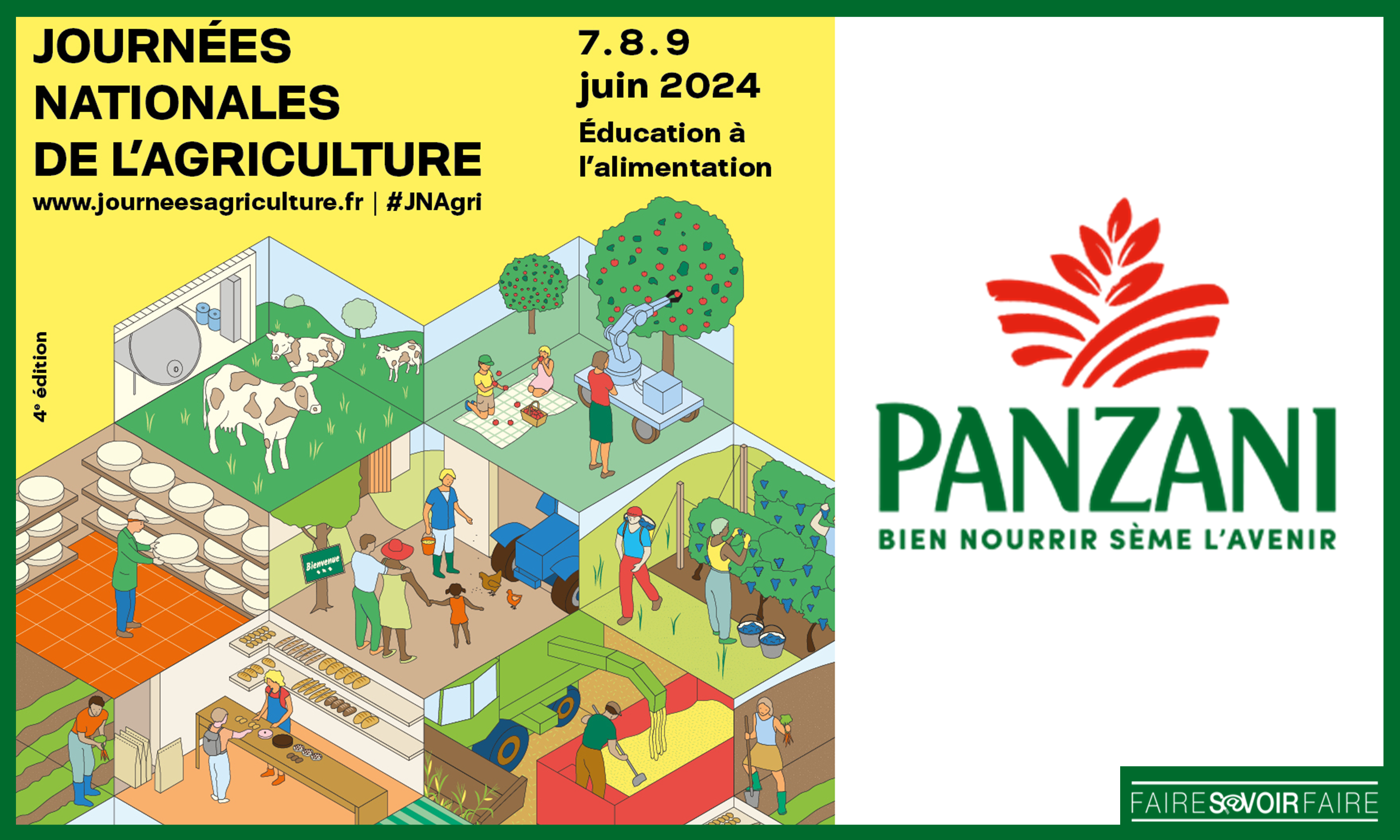 Engagée à utiliser du blé français, Panzani sera mécène des Journées Nationales de l’Agriculture, du 7 au 9 juin 2024