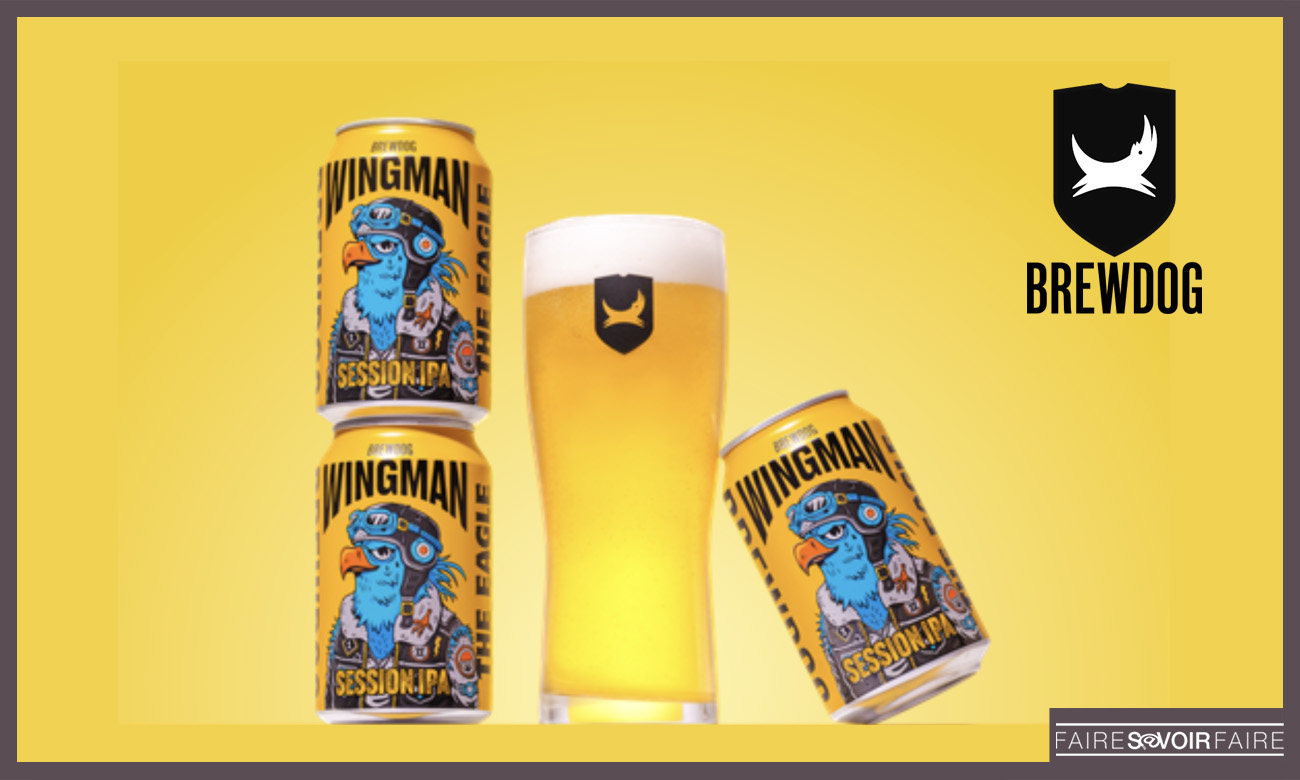 Brewdog présente sa nouvelle bière blonde IPA Wingman