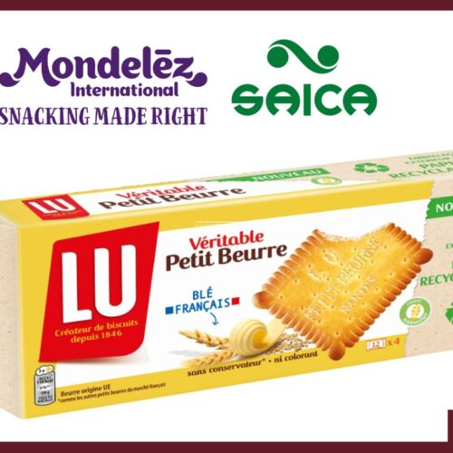 Mondelēz International et Saica déploient un emballage mono-papier pour les biscuits LU