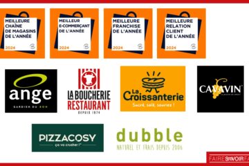 Restauration: Ange, La Boucherie, La Croissanterie, Cavavin, Pizza Cosy et Dubble élues Meilleures Chaînes de Magasins 2025