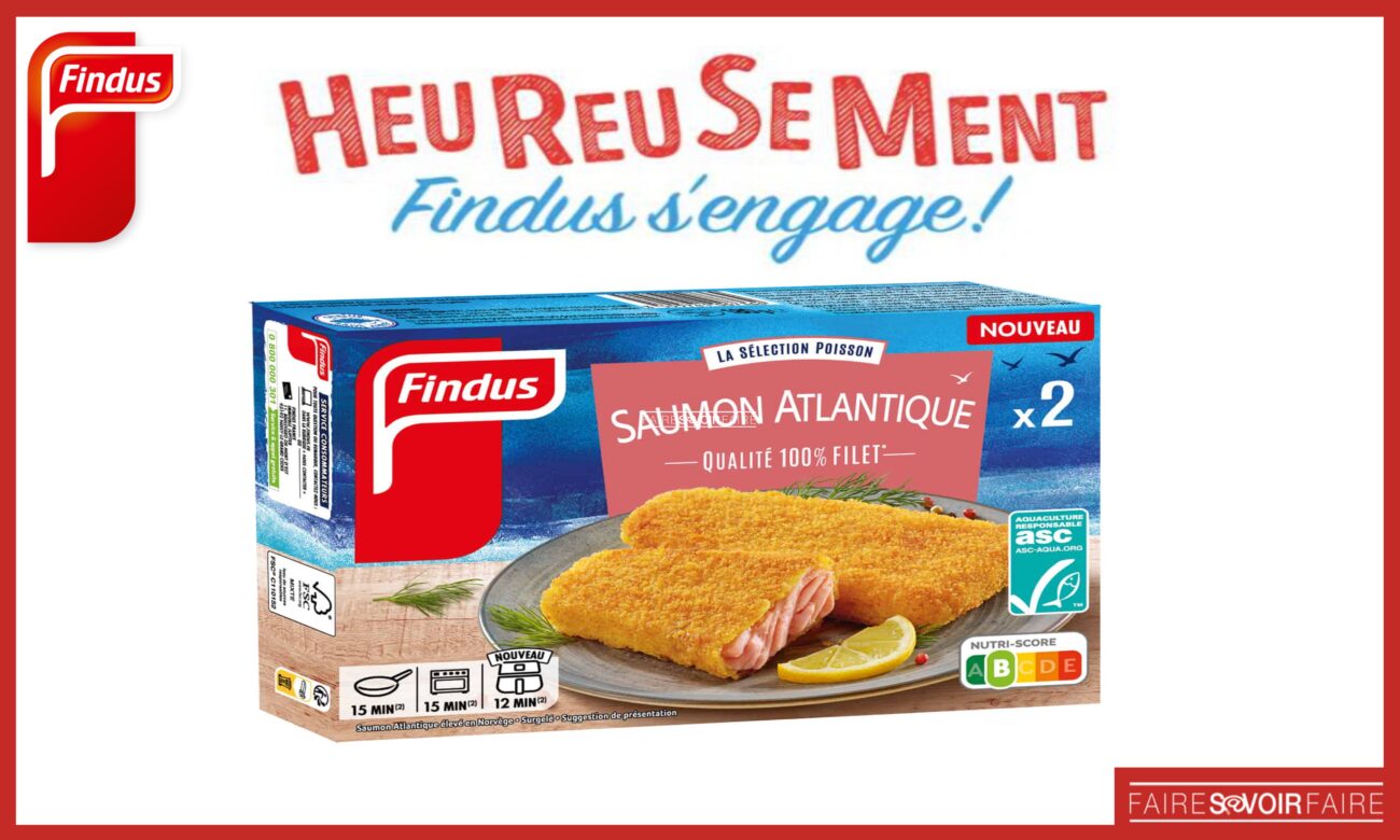 Findus innove avec son Saumon Atlantique pané 100% filet