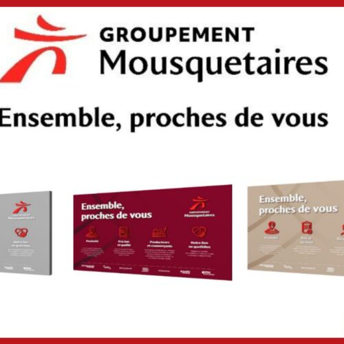 Le Groupement Mousquetaires affirme son identité collective avec « Ensemble, proches de vous »