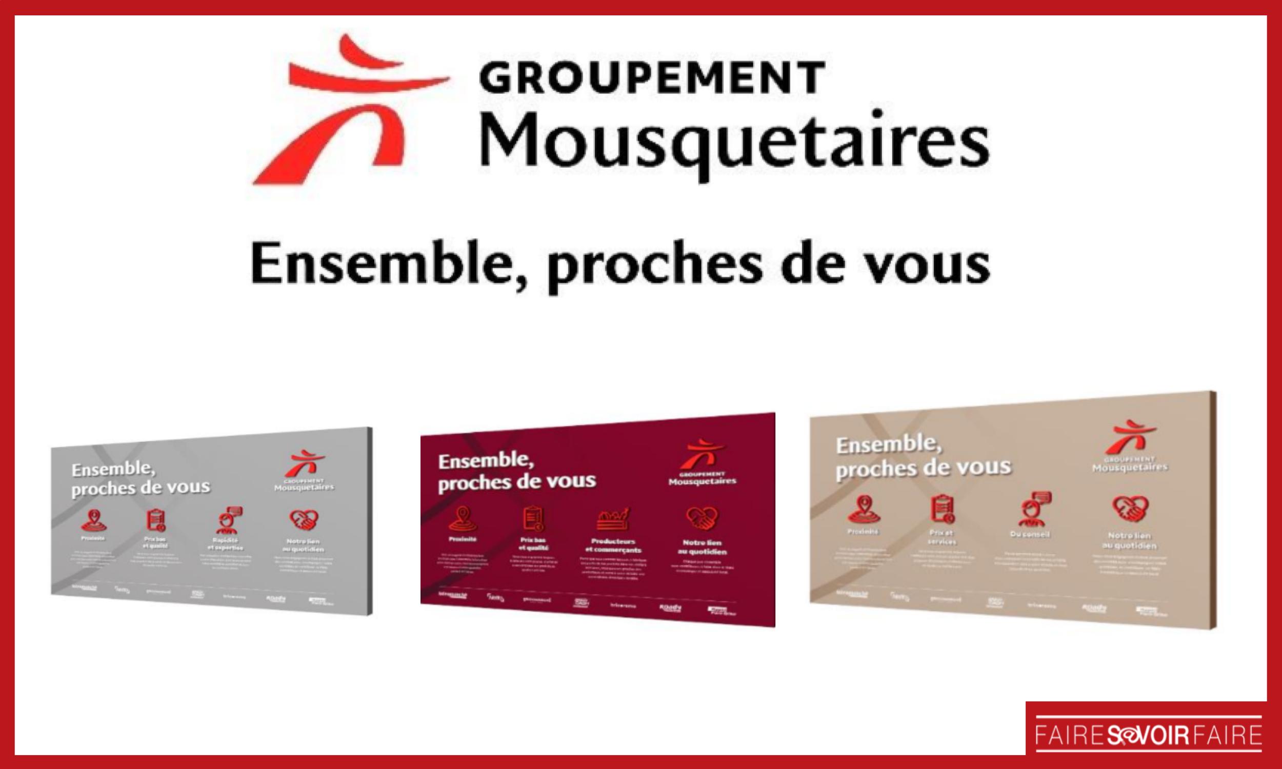 Le Groupement Mousquetaires affirme son identité collective avec « Ensemble, proches de vous »