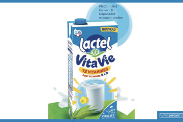 Lactel dévoile son nouveau lait vitaminé Vita’Vie