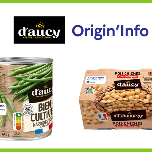 D’aucy met en place le label Origin’Info sur ses conserves de légumes